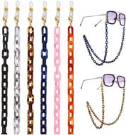 🕶 anti-lost necklace for men's sunglasses & eyeglasses: convenient eyewear lanyard and accessories logo