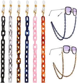 img 4 attached to 🕶 Anti-Lost Necklace for Men's Sunglasses & Eyeglasses: Convenient Eyewear Lanyard and Accessories