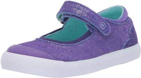img 4 attached to Stride Rite Girls Purple Toddler Girls' Shoes in Flats
