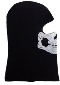 img 1 attached to 👻 Ghost Skull Balaclava Mask: Ideal for Halloween, Cosplay, Motorcycle, Cycling, Skiing, and More