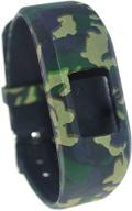 👦 ruentech replacement bands for garmin vivofit jr.2 - adjustable wristbands with watch-style clasp strap (army) - compatible with garmin vivofit jr 2 and vivofit jr - perfect for kids logo