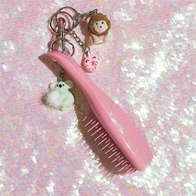 img 1 attached to 💦 Tangle Teezer Мини Wet Detangler: Baby Pink Sparkle - Лучшая щетка для расчёсывания мокрых волос без запутывания.