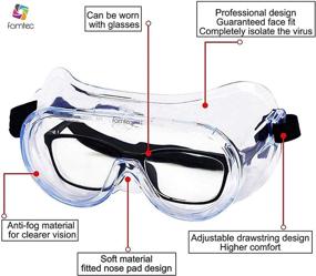 img 3 attached to Famtec Safety Goggle Protective Eyewear