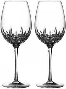 img 1 attached to 🍷 Waterford Crystal Lismore Essence Red Wine Goblet Set - Premium Glassware