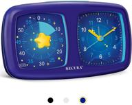 ⏱️ secura 2-in-1 visual timer/alarm clock: 60-minute silent study timer, table clock & time management countdown tool with starry sky design логотип