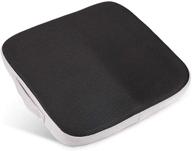 🪑 tebery large memory foam seat cushion/chair pad: ultimate comfort for office chair & wheelchair, with portable carry handle logo