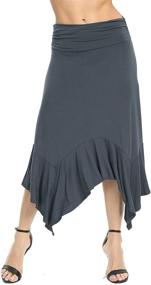 img 3 attached to Urban CoCo Womens Stretchy Нерегулярные