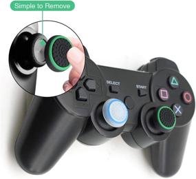 img 2 attached to Enhance Gaming Experience with 8pcs Silicone Analog 🎮 Joystick Thumb Stick Caps for PS4 PS3 PS2 Xbox Controllers