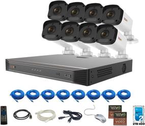 img 3 attached to 🎥 REVO America Ultra 16 Channel 2TB HDD IP NVR Video Surveillance System with 8 4MP IP Bullet Cameras - Remote Access via Smart Phone, Tablet, PC & MAC, Black (NVR) & White Cameras (RU162ABNDL-1)