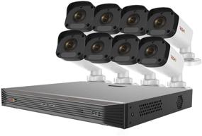 img 4 attached to 🎥 REVO Америка Ultra 16-канальная видеосистема видеонаблюдения IP NVR с жестким диском объемом 2 ТБ и 8 4МП IP камерами-бюллетами - удаленный доступ через смартфон, планшет, ПК и MAC, черные (NVR) и белые камеры (RU162ABNDL-1)