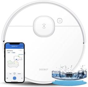 img 4 attached to 🤖 ECOVACS Deebot OZMO N7 Robot Vacuum and Mop Cleaner: Laser Navigation, Lidar-Assisted Object Avoidance - 2300Pa Suction. Multi-Floor Mapping, Selective Room Cleaning, No-go Zones, and No-mop Zones (White)