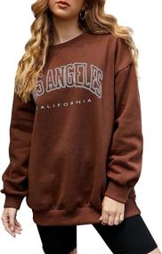 img 4 attached to BBX Crewneck Sweatshirts Oversized Pullover Sports & Fitness