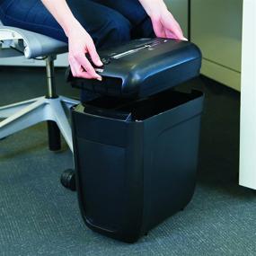 img 1 attached to 🔪 Fellowes 4606001 60Cs: Ultimate 10-Sheet Paper & Credit Card Shredder with Advanced Safety Features