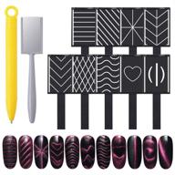 🔲 magnetic plate wand board nail art tool for diy magic 3d magnetic polish cats eyes - choose from an 11pcs/set logo