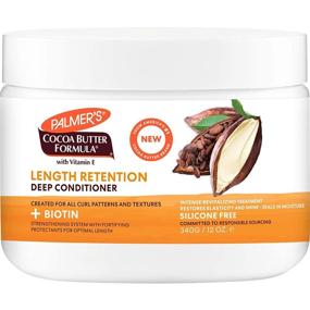 img 4 attached to 🍫 Palmer's Cocoa Butter & Biotin Length Retention Deep Conditioner - Luxurious Hair Care, 12 Ounce