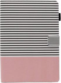 img 3 attached to 2021 iPad 9th Generation Case, iPad 10.2 inch Case 📱 for Kids Girls - Alugs Multi-Angle Viewing Folio Case, Stripe Design