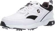 footjoy mens sneaker shoes black sports & fitness logo