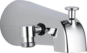 img 2 attached to 🚿 Enhanced Chrome DELTA U1072-PK 0.5" Diverter Tub Spout