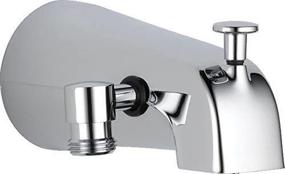 img 1 attached to 🚿 Enhanced Chrome DELTA U1072-PK 0.5" Diverter Tub Spout