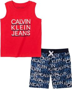 img 1 attached to 🩳 Calvin Klein Pieces Boys' Muscle Shorts Clothing