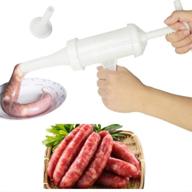 🌭 busoha manual sausage maker: premium hand-operated meat stuffer for salami making, commercial and household use - food grade quality logo