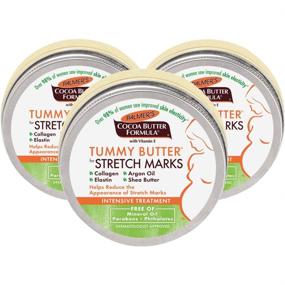 img 4 attached to 🤰 Palmer's Tummy Butter Balm for Stretch Marks and Pregnancy Skin Care - 4.4 Ounces (Pack of 3)