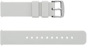 img 2 attached to Sandein Watch Bands - Silicone Quick Release Soft Rubber Replacement Watch Strap - Compatible With 18Mm