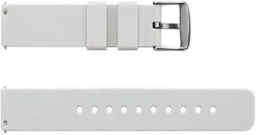 img 1 attached to Sandein Watch Bands - Silicone Quick Release Soft Rubber Replacement Watch Strap - Compatible With 18Mm