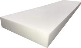 img 4 attached to 🪑 FoamTouch Medium-Density Upholstery Cushion: Standard Seat Replacement, Sheet Foam Padding - 3''L x 24''W x 72''H