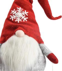img 2 attached to 🎅 Christmas Large Gnome 2021: Adjustable Leg Swedish Santa Plush Doll for Holiday Home Decorations