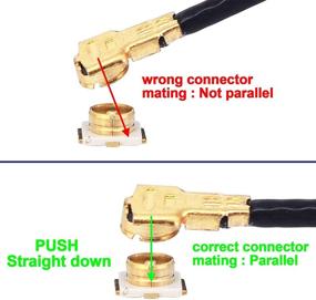 img 1 attached to 🔌 Pigtail Antenna WiFi Coaxial Cable - RP SMA Female to 2 IPX U.FL Female 1.13 Y-Type Combiner Cable for WiFi Router, Gateway, Mini PCIe Cards, Xbox Network Card, WiFi Adapter (Pack of 2)