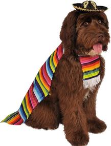 img 3 attached to 🎉 Stylish and Colorful Mexican Serape Pet Costume, Large - Rubie's Delivers!