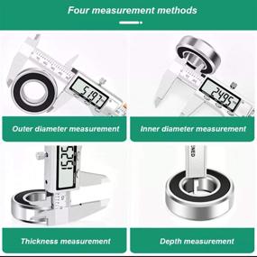 img 1 attached to Stainless Digital Millimeter Conversion Measuring Device