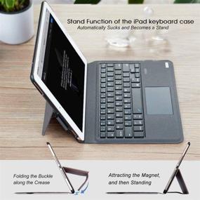 img 3 attached to 🔑 Улучшите свой опыт работы с iPad с чехлом-клавиатурой для 10,2-дюймового iPad!
