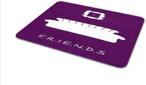 img 2 attached to Коврик для мыши Friends TV Show JNKPOAI - квадратный резиновый офисный коврик для мыши