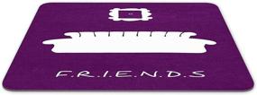 img 1 attached to Коврик для мыши Friends TV Show JNKPOAI - квадратный резиновый офисный коврик для мыши
