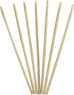 🌽 1000 count kingseal bamboo wood corn dog skewers, sticks, 8.75 inches, 5mm diameter - renewable logo