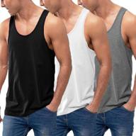 👔 coofandy performance sleeveless cotton classic men's clothing: perfect shirts for style and comfort logo