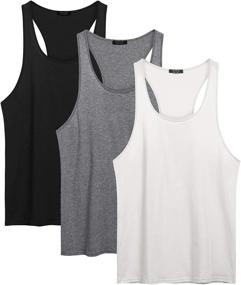 img 3 attached to 👔 COOFANDY Performance Sleeveless Cotton Classic Men's Clothing: Perfect Shirts for Style and Comfort