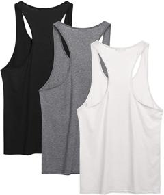 img 2 attached to 👔 COOFANDY Performance Sleeveless Cotton Classic Men's Clothing: Perfect Shirts for Style and Comfort