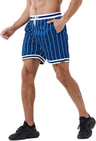 img 3 attached to 🏀 Highly-comfortable HEALONG Men's Athletic Shorts: Versatile Basketball Mesh Shorts with Pockets