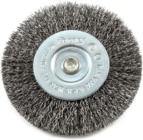 img 2 attached to 🔧 Forney 72739 Crimped 4 Inch Wire Brush 0.12 Inch