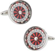 cuff daddy roulette gambling cufflinks presentation logo