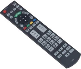 img 3 attached to 📱 Efficient Replacement Remote for Panasonic TVs: N2QAYB000703 fits TC-L42ET5 TC-P55VT50 TC-P50ST50 TC-L55ET5 TC-L55DT50 TC-L47ET5 TC-P55ST50 TC-P60ST50 TC-L47DT50 TC-L4DT50 TC-P65ST50 TC-L47WT50 TC-L4DT50 TCP65VT50