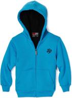 🧥 cozy & stylish: southpole solid sherpa fleece medium boys' clothing ensures warmth and comfort logo
