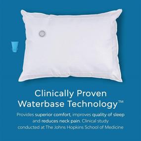 img 3 attached to 🌊 Mediflow Fiber: Оригинальная водяная подушка, научно доказанная способность устранять боль в шее и улучшать сон. Терапевтическое решение, идеально подходит для лиц, ищущих оптимальную поддержку шеи.
