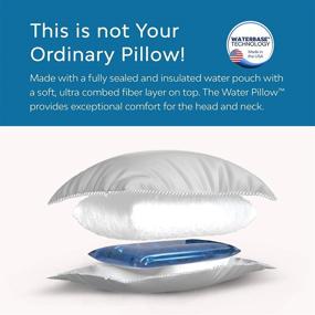 img 2 attached to 🌊 Mediflow Fiber: Оригинальная водяная подушка, научно доказанная способность устранять боль в шее и улучшать сон. Терапевтическое решение, идеально подходит для лиц, ищущих оптимальную поддержку шеи.