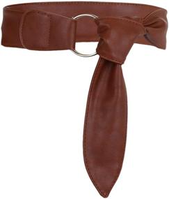 img 2 attached to Timeless Elegance: Moonsix Leather Vintage Casual Double Women's Accessories Belts