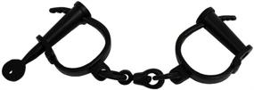 img 1 attached to 🔒 Authentic ITDC Replica Colonial or Pirate Handcuffs: High-Quality Iron Jailor Detainment Device