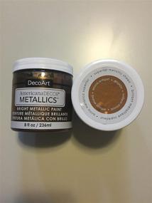 img 1 attached to 🎨 DecoArt Ameri Deco MTLC Ant Bronze - Brilliant Americana Decor Metallics 8oz - Enhance Your Projects with Antique Bronze Shine - 8 Fl Oz (Pack of 1)
